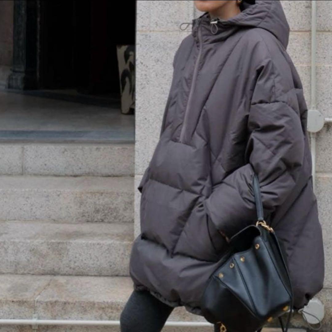 最終値下げ machatt 新品 アノラックダウンコート グレー マチャット