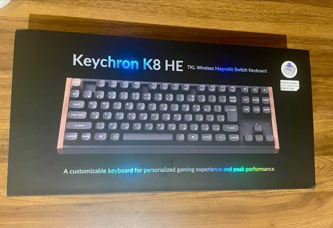 Keychron K8 HE ワイヤレスメカニカルキーボード 日本語配列ブラック image_1080x.png?v=1766627393