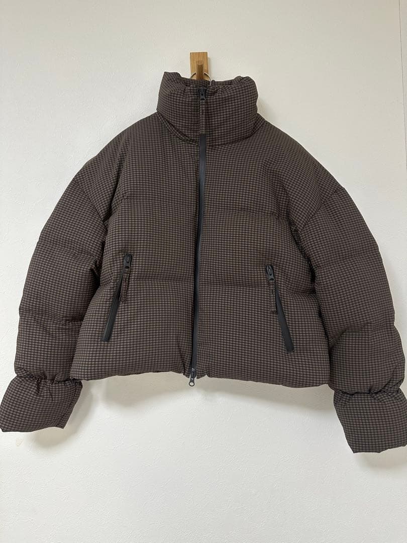 ジャケット・アウター Todayful Check Down Jacket