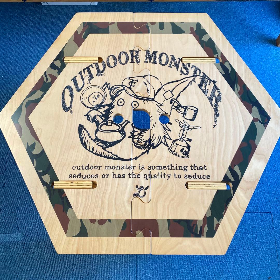 thearth ざぁ〜ス　大島園　アウトドアモンスター ヘキサテーブル　コラボ