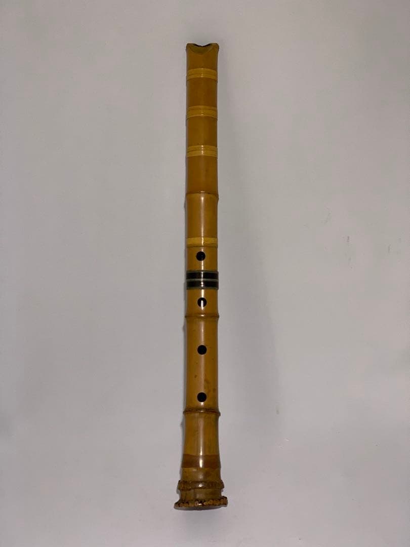 尺八　一尺八寸(約54cm)本体　在銘(香堂) 竹製　収納袋