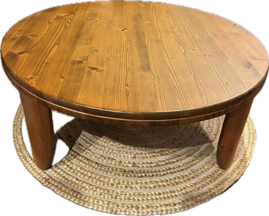 ちゃぶ台　ラウンドテーブル 90/33cm