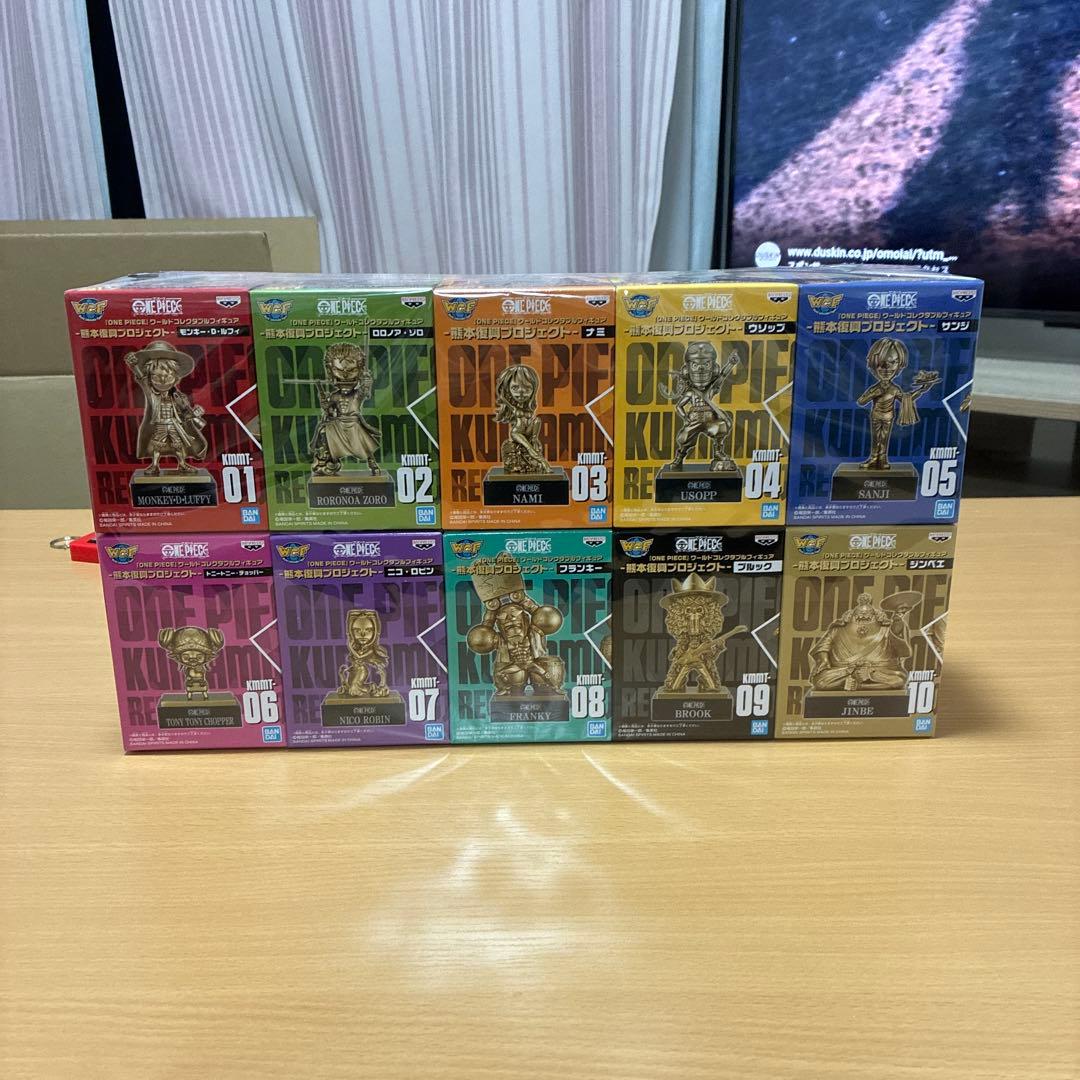 ONEPIECE 熊本復興プロジェクト 銅像ミニフィギュア