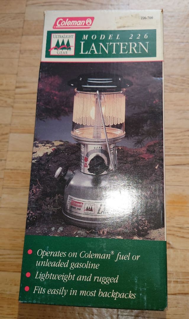 レア【新品】Coleman MODEL226 ランタン 2026年最新】Coleman ランタン 1999の人気アイテム - メルカリ