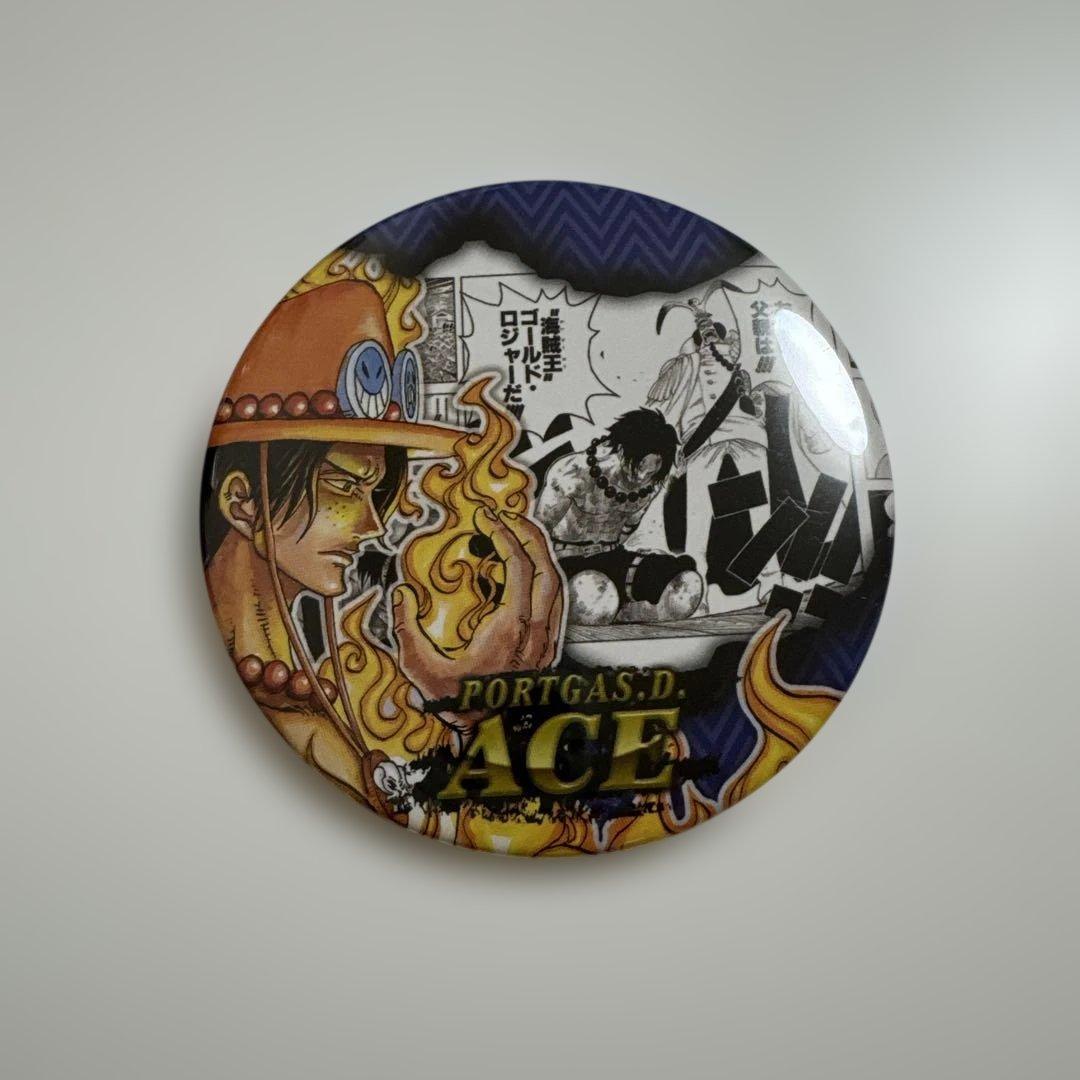 ワンピース ポートガス・D・エース 缶バッジ - メルカリ