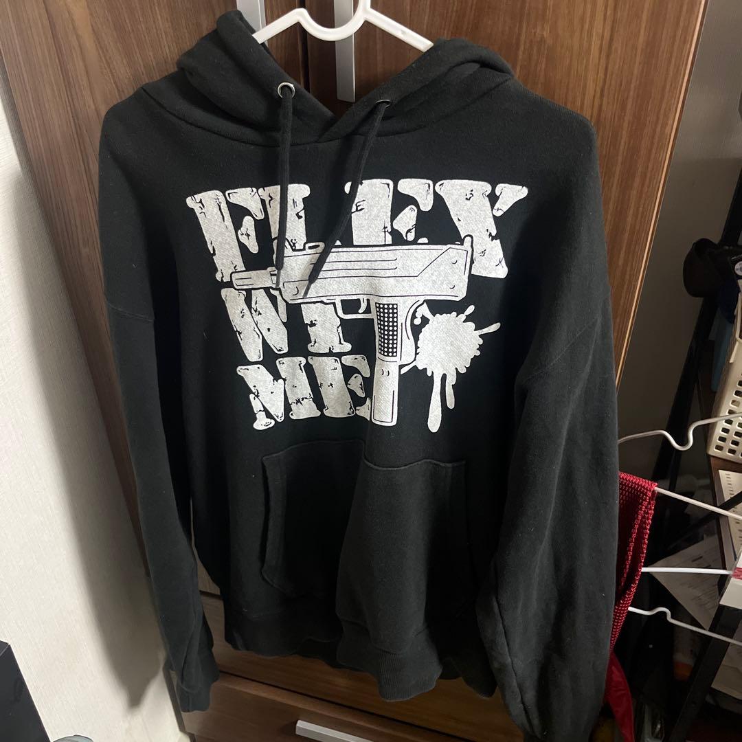flexwitmeブラックパーカーL