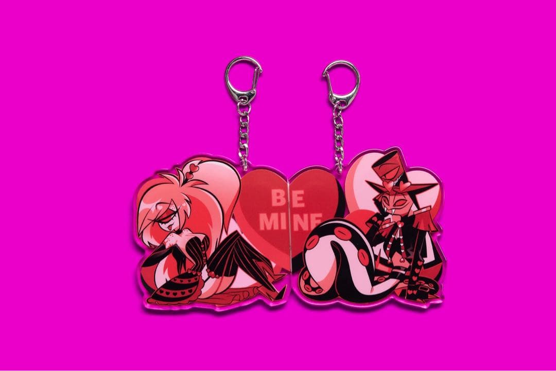 Hazbin Hotel バレンタイン キーホルダーセット - メルカリ