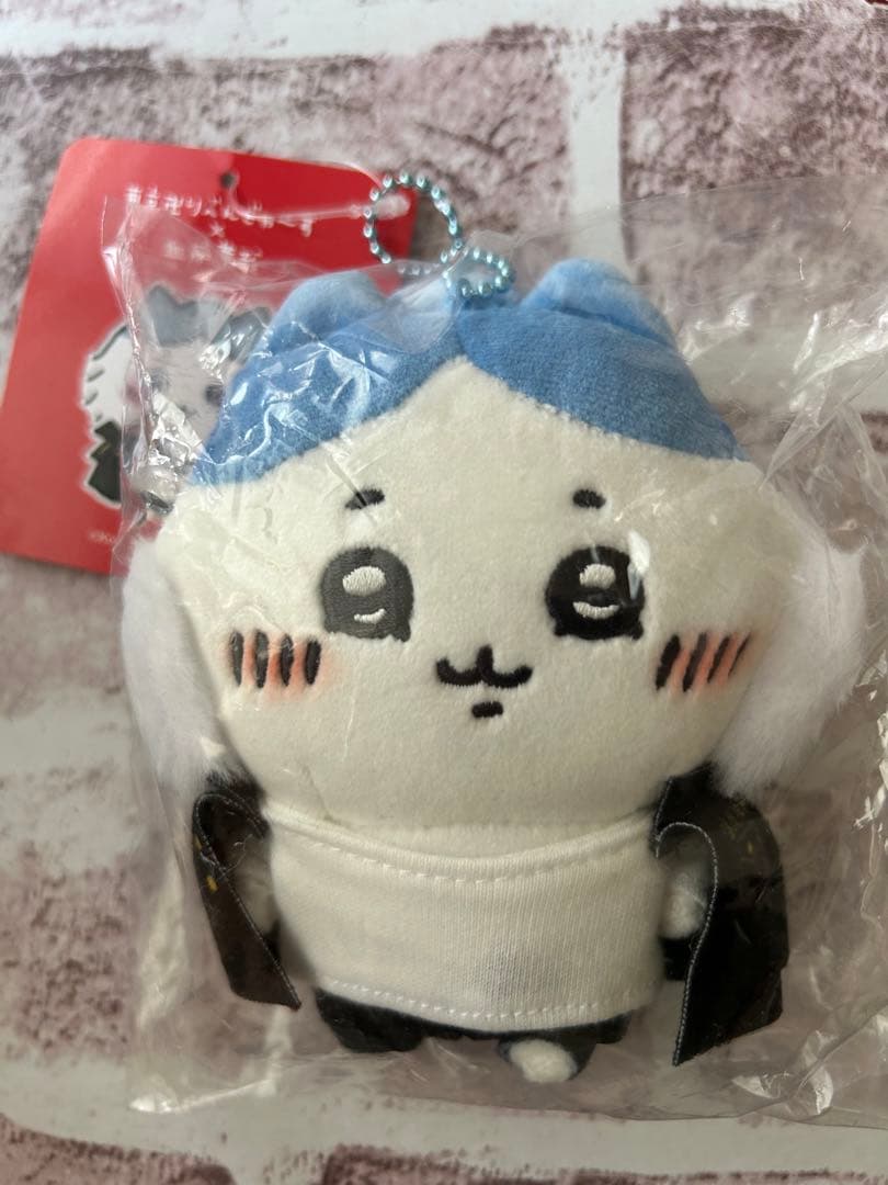 ちいかわ カフェの店員さん マスコット ハチワレ