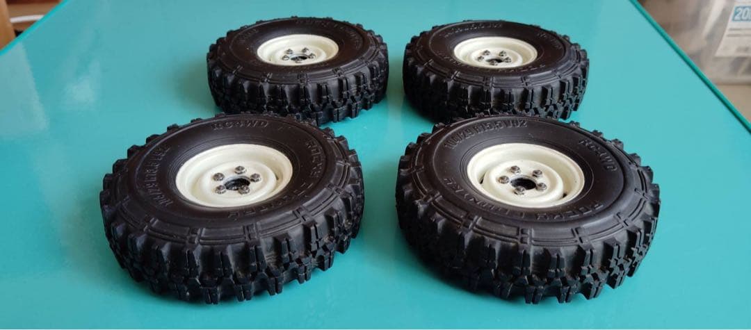 RC4WD 1.55タイヤ、ホイールセット