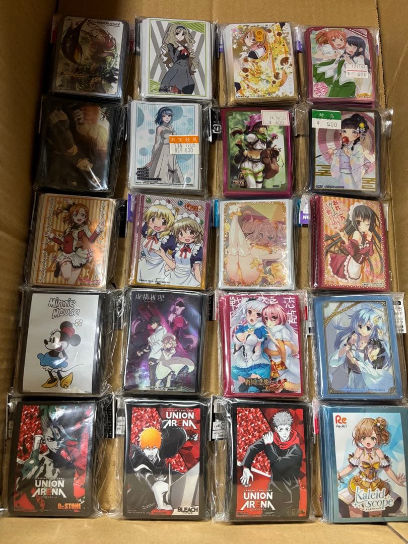 キャラクター スリーブ シールド 大量 まとめ売り 118個 未開封 バラ売り可