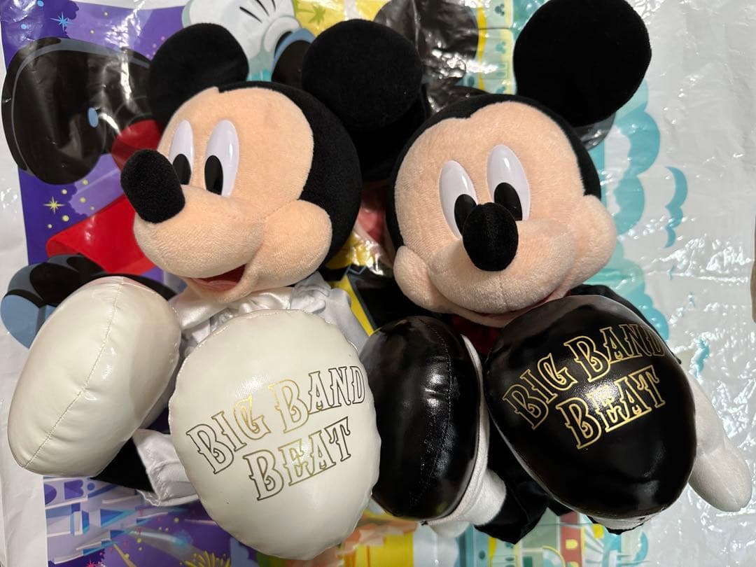 ビッグバンドビート 黒タキ 白タキ ミッキー ぬいぐるみ - メルカリ