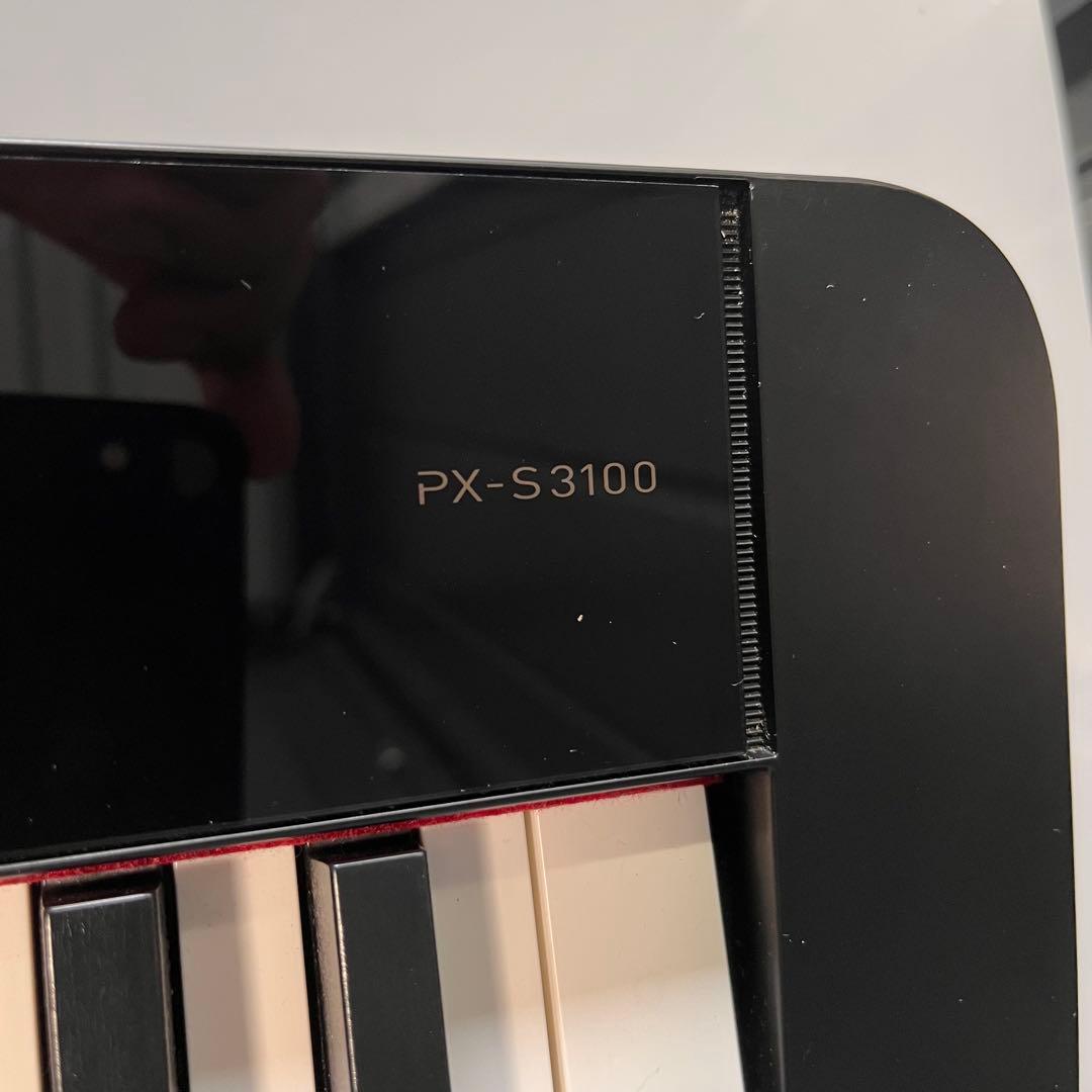 ジャンク CASIO PX-S3100 2021年製 ブラック 電子ピアノ - メルカリ