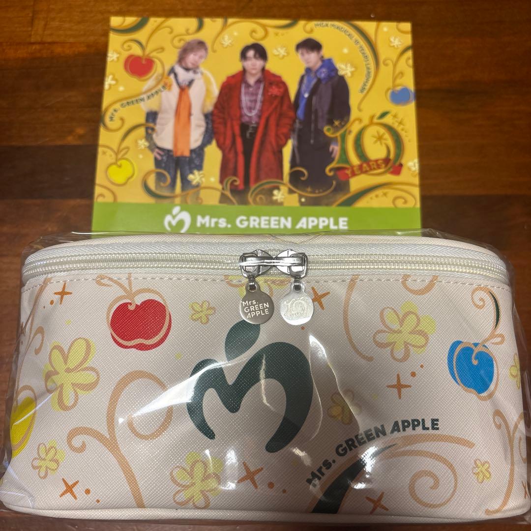 Mrs. GREEN APPLE バニティポーチ 新品未開封 広告付き - メルカリ