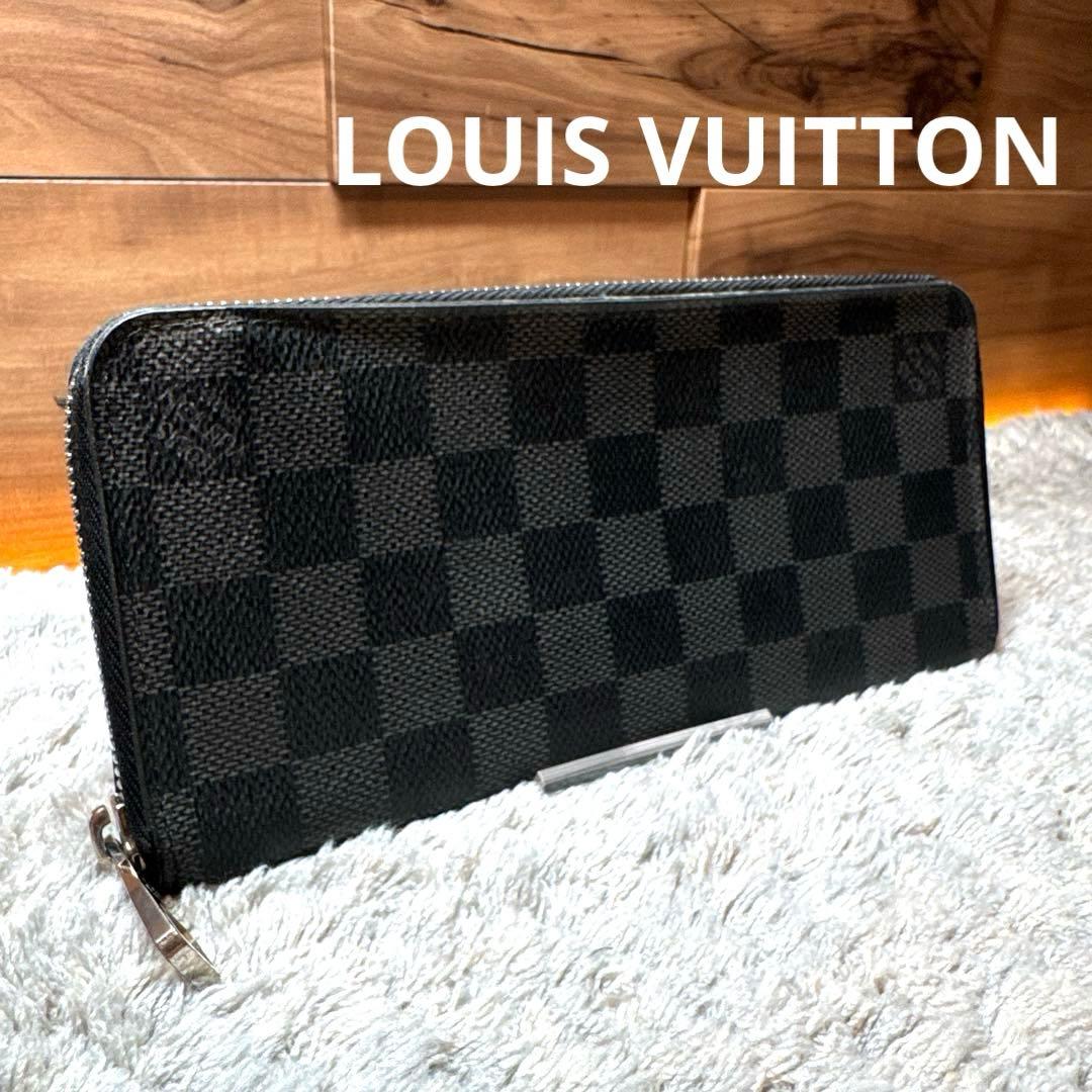 LOUIS VUITTON ルイヴィトン 長財布 ダミエ グラフィット LOUIS VUITTON（ルイ・ヴィトン） ラウンドファスナー長財布(小銭入れ