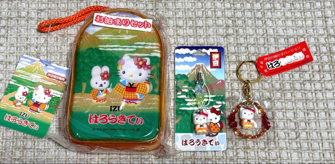 ご当地キティ ハローキティ 伊豆 踊り子 ストラップ 2000年