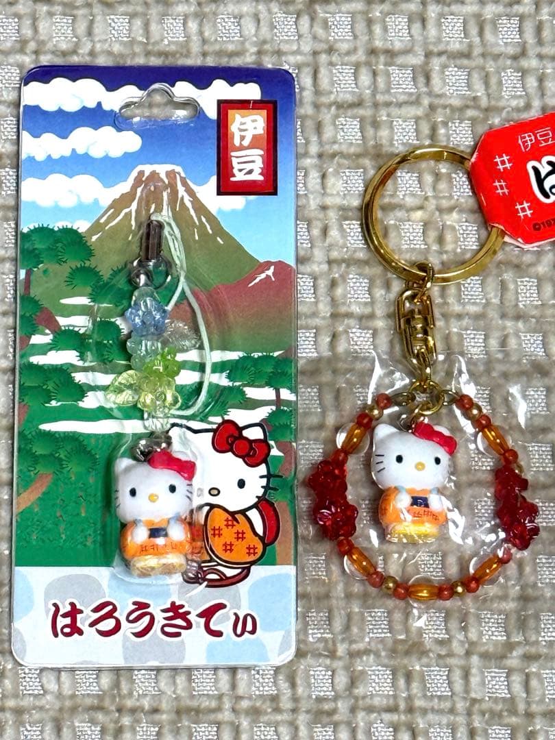 ご当地キティ ハローキティ 伊豆 踊り子 ストラップ 2000年