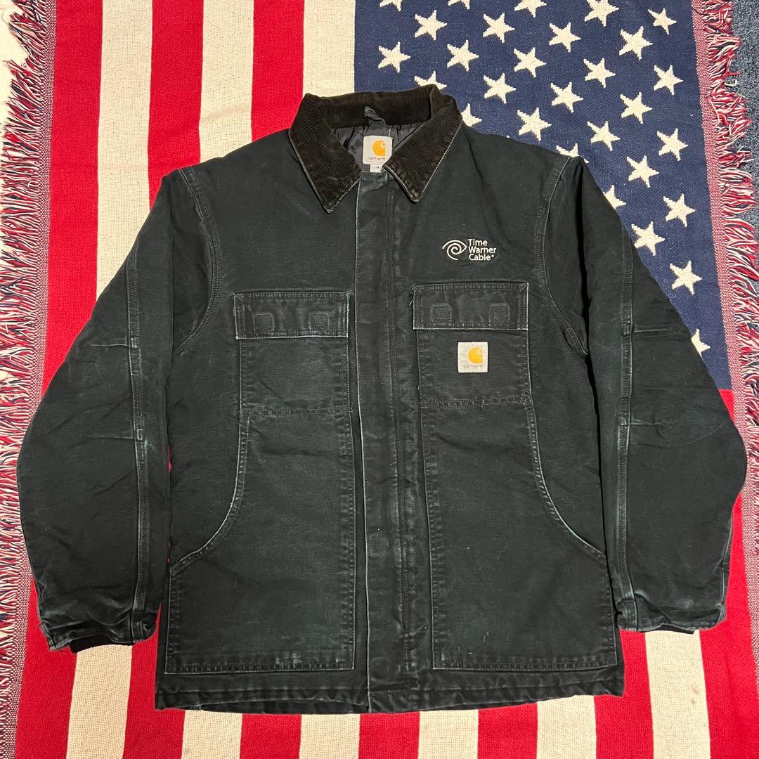 雰囲気 carhartt カーハートダック トラディショナルジャケット ブラック