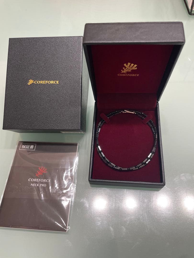 正規品　COREFORCE（コアフォース）ネックプロ　ブラックスピネル　50cm