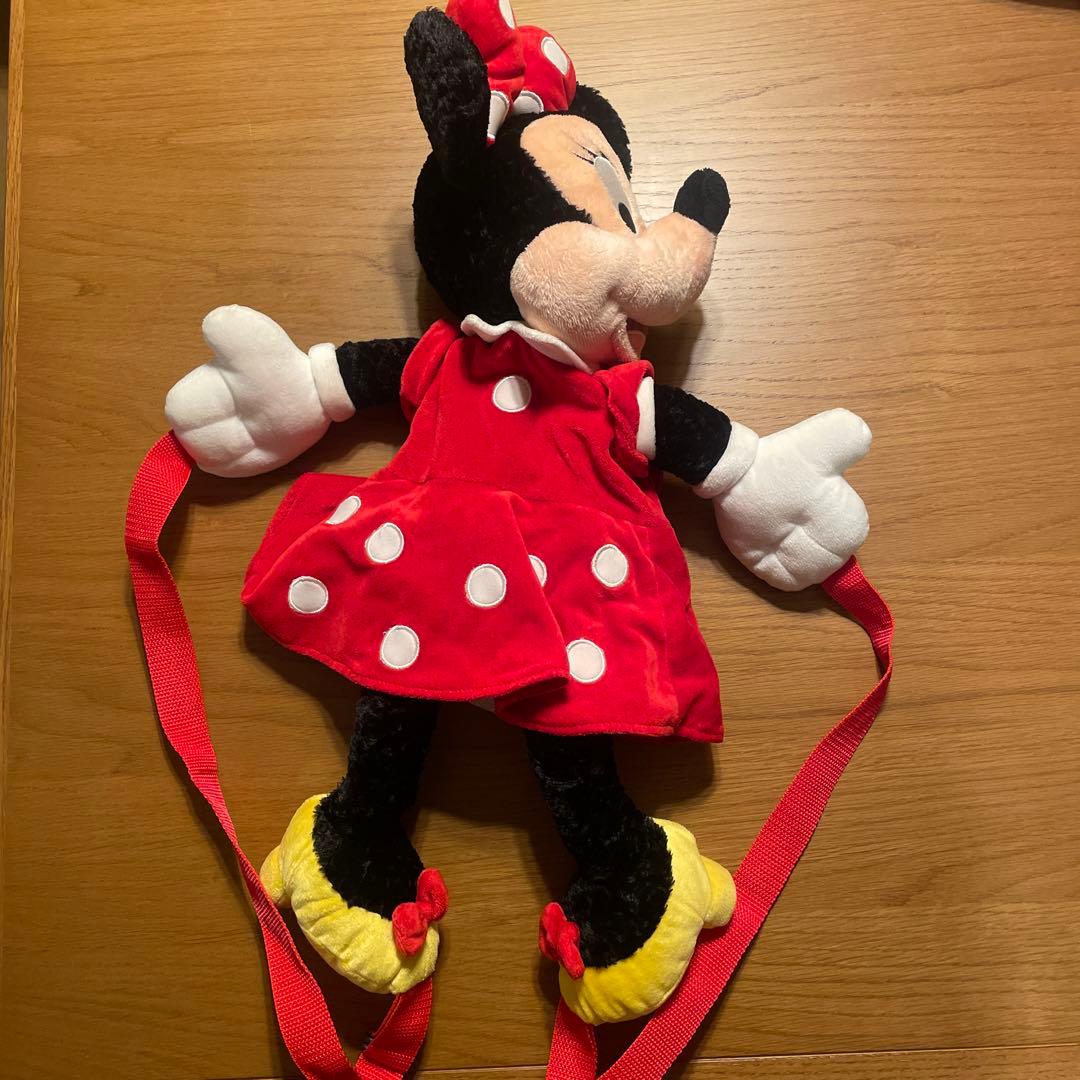 美品】ミニーマウス ぬいぐるみリュック 海外土産 - メルカリ