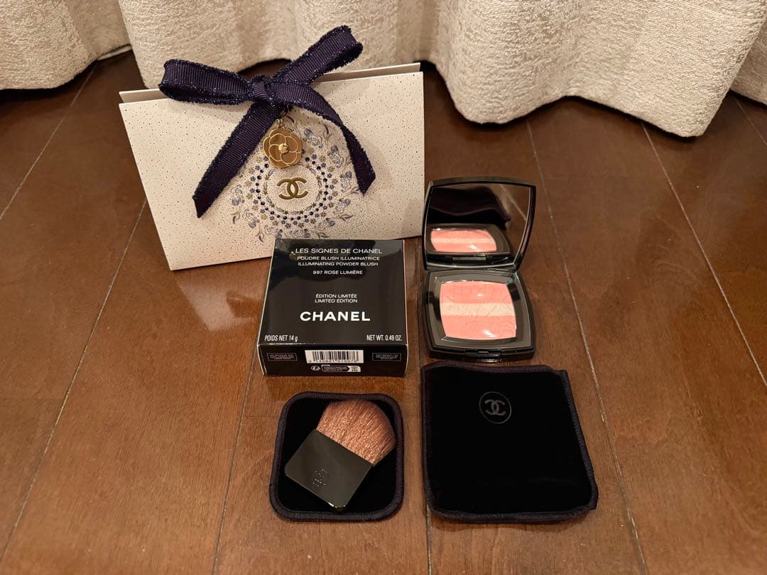 【新品未使用】CHANEL 997ローズ ルミエール チーク