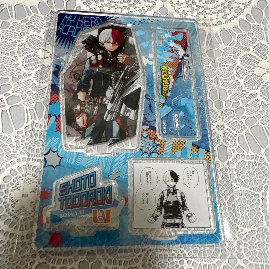 ヒロアカ 2022.2021 バースデー 缶バッジ アクリルスタンド 轟 焦凍