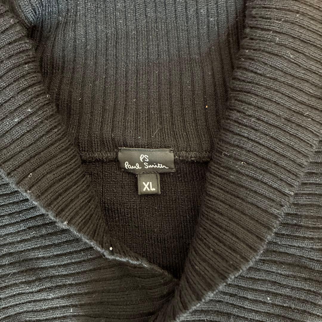 Paul Smith ブラック Vネックセーター XL - メルカリ