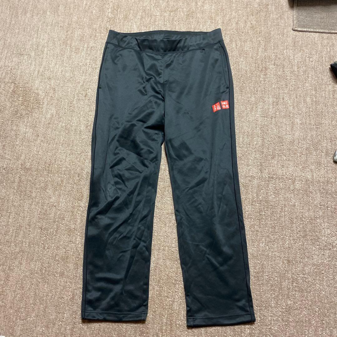 ユニクロ　テニス　ウォーミングアップ　ブラック　ジャージ下　XL