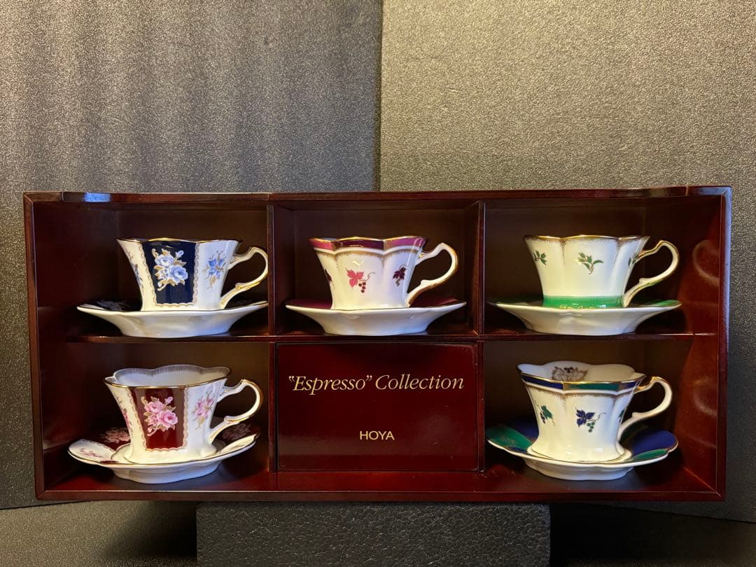 未使用品 HOYA エスプレッソ コレクション カップ&ソーサーセット ホーヤ hoya china カップ&ソーサー エスプレッソコレクション｜トレファクONLINE