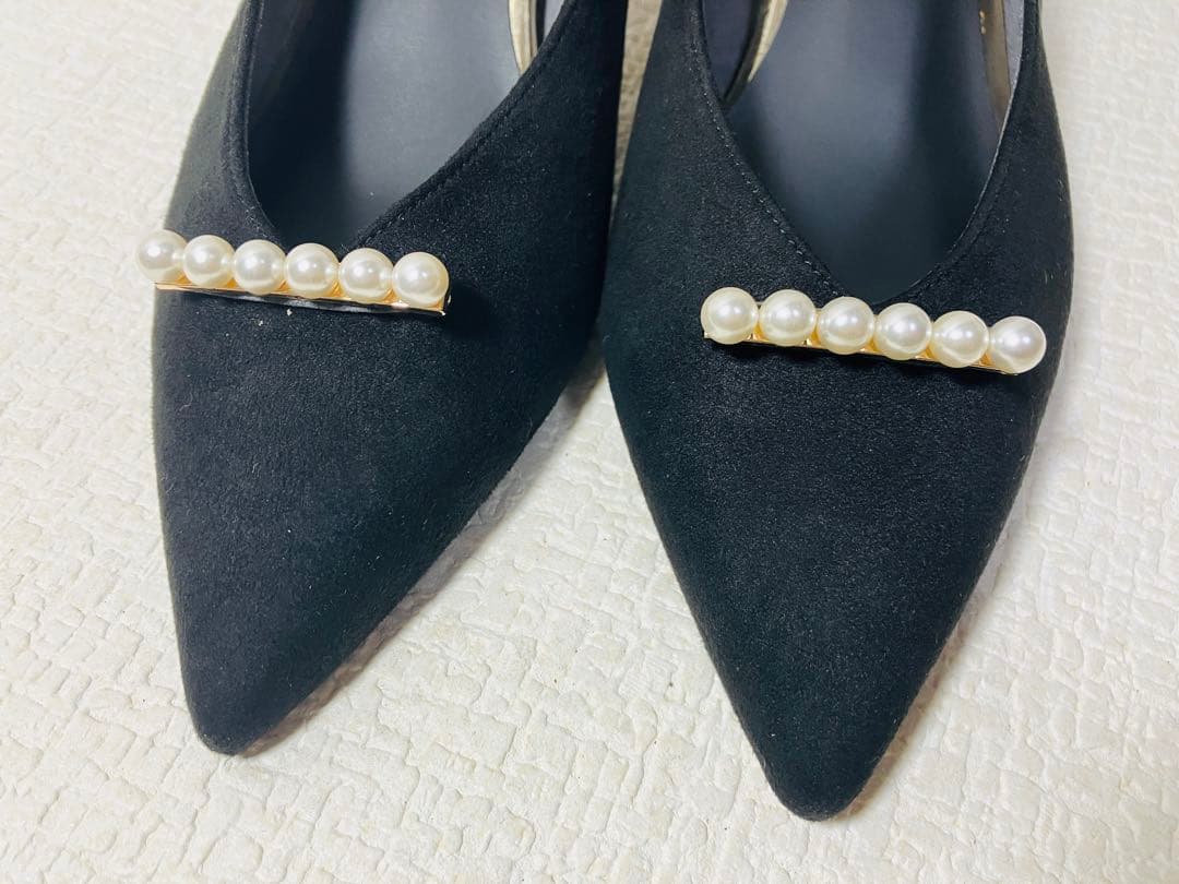 MH00◇新品◇LE TALON ルタロン 5cmパールラインパンプス 23.5 - メルカリ