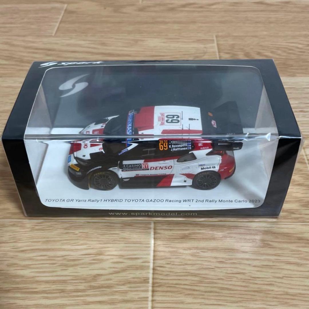 スパーク 1/43 トヨタ GR ヤリス 2023モンテカルロ ロバンペラ