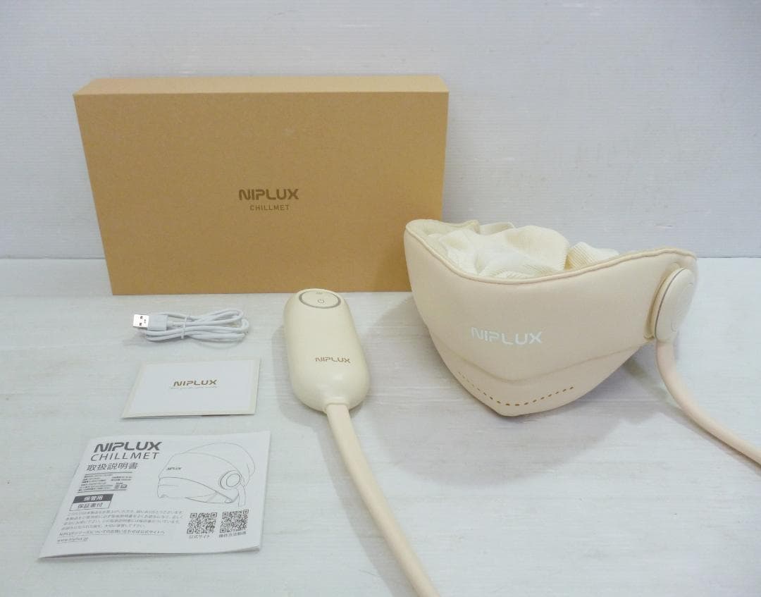 ニップラックス 加圧＆温熱ヘッドケア チルメット NP-CM24IV 25年製