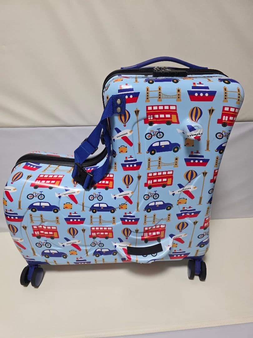 ノリッコ、子供が乗れるキャリーケース、AOWEILA