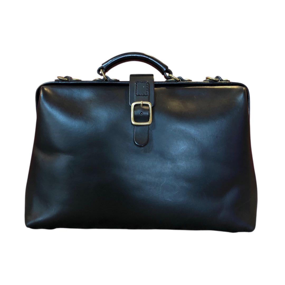 【カスタム多数】HERZ ソフトダレスバッグ 2way ショルダーバッグ 黒　鞄