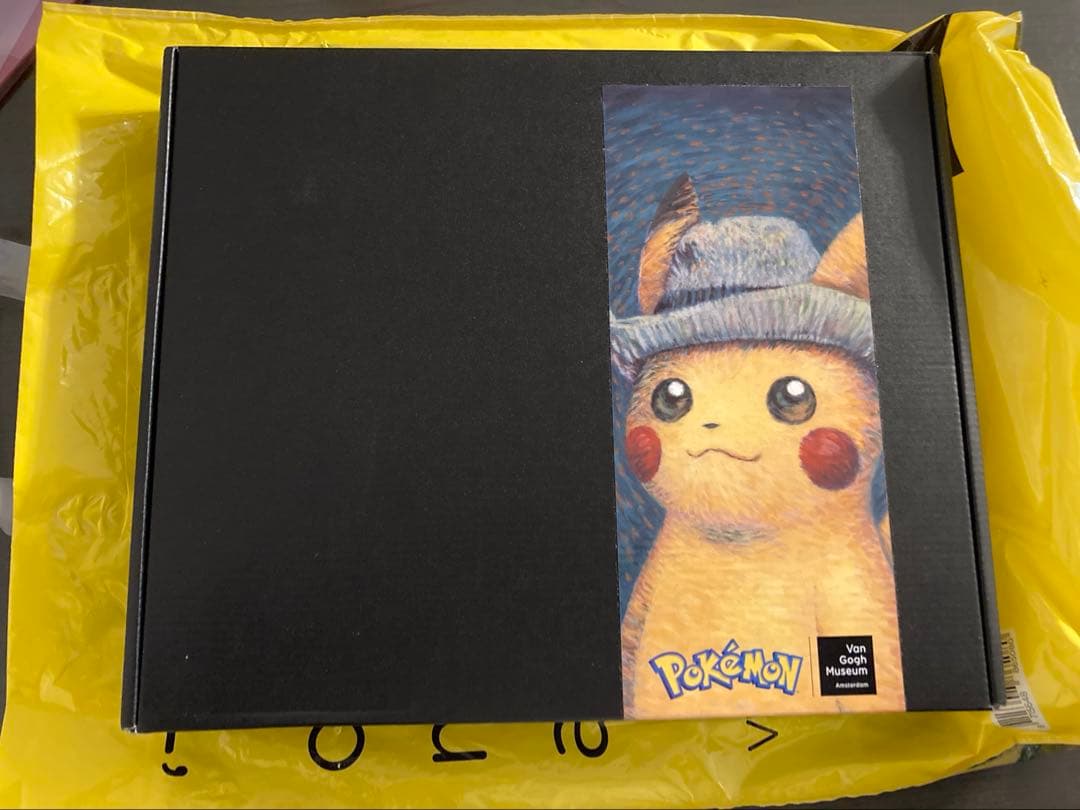 ゴッホピカチュウ キャンバスアート 証明書・シリアルナンバー付き　黒木枠 ゴッホピカチュウ キャンバス XL 95×75 金枠 xl - メルカリ