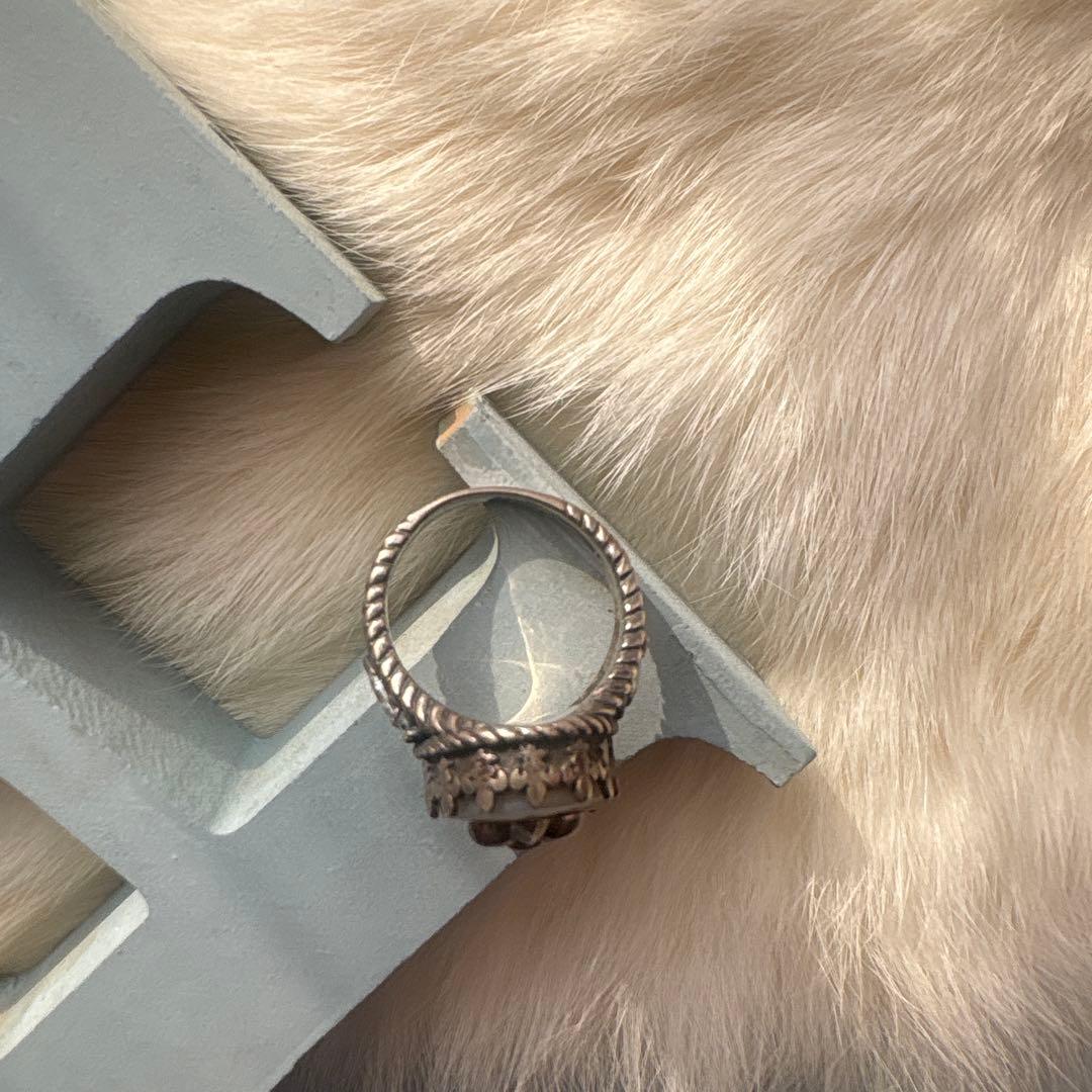 PATRICK COX パトリックコックス 白蝶貝り ング サイズ15.5号-正規販売