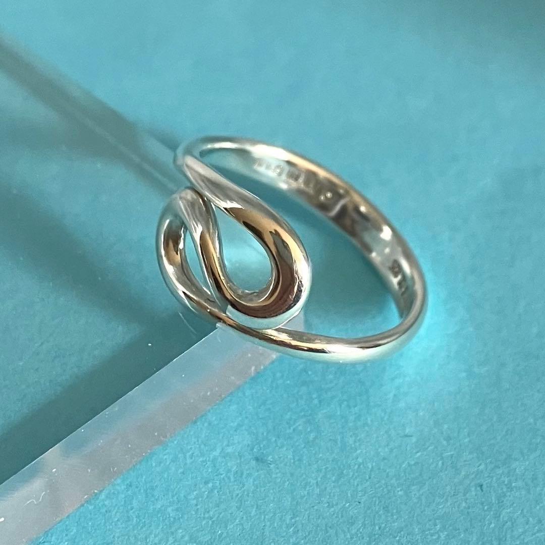 美品 TIFFANY＆Co ティファニー オープンウェーブ リング 約12号