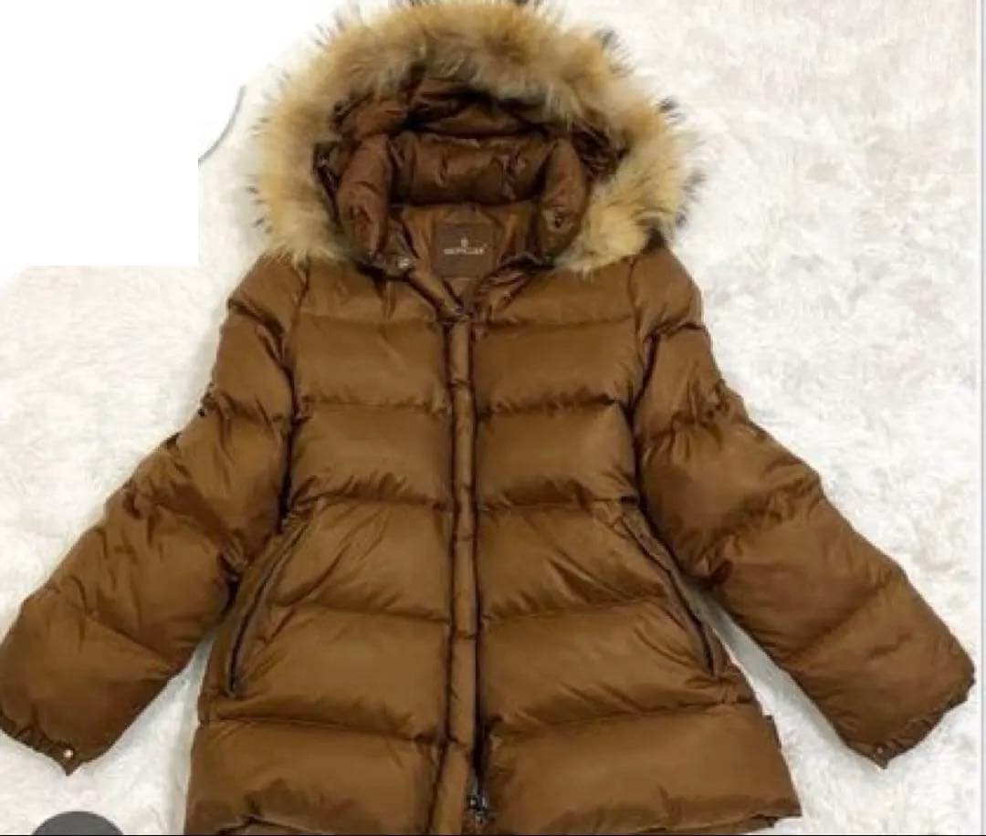 モンクレール バレンティーヌ ダウンジャケット 最高級茶タグ　ブラウン