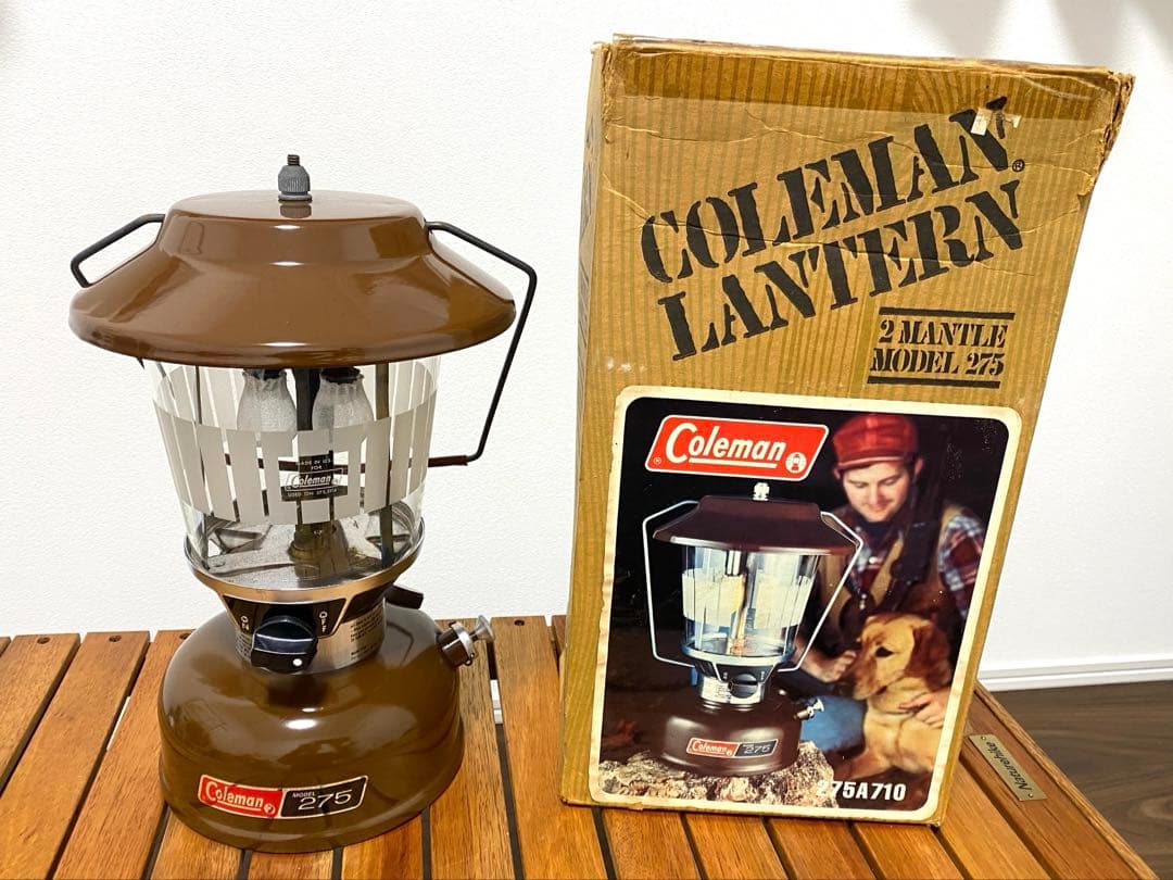 【希少！箱付き！燃焼絶好調！超美品！】コールマン　275A 1980年2月製造 またまた来ました!!coleman(コールマン)1981年10月製 275A!!オリジナル
