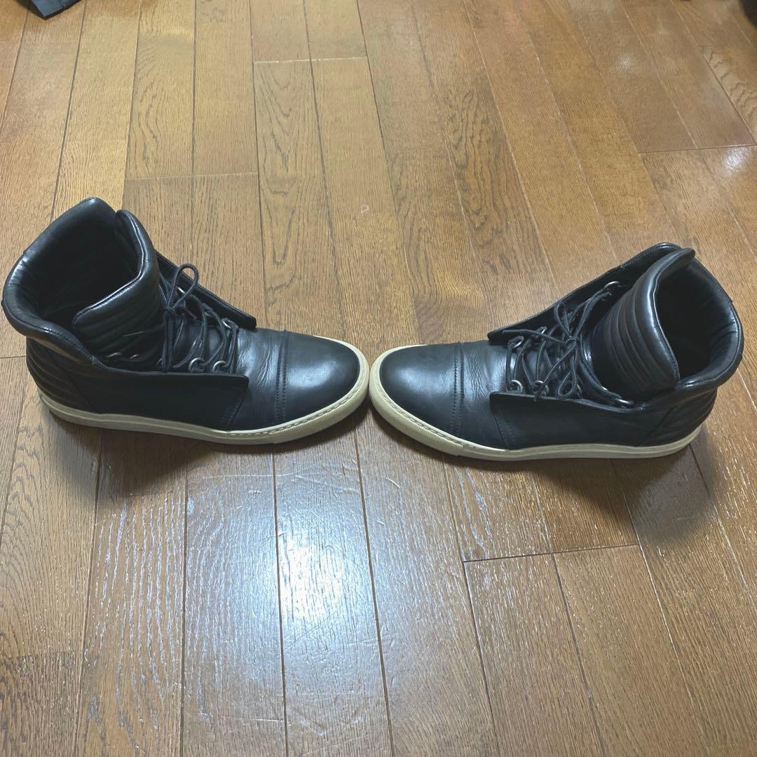 DIESEL メンズ本革ハイカットスニーカー 27.5cm