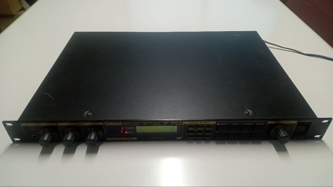 【中古】YAMAHA FX770 GUITAR EFFECT PROCESSOR FX770 - Yamaha FX770 - Audiofanzine