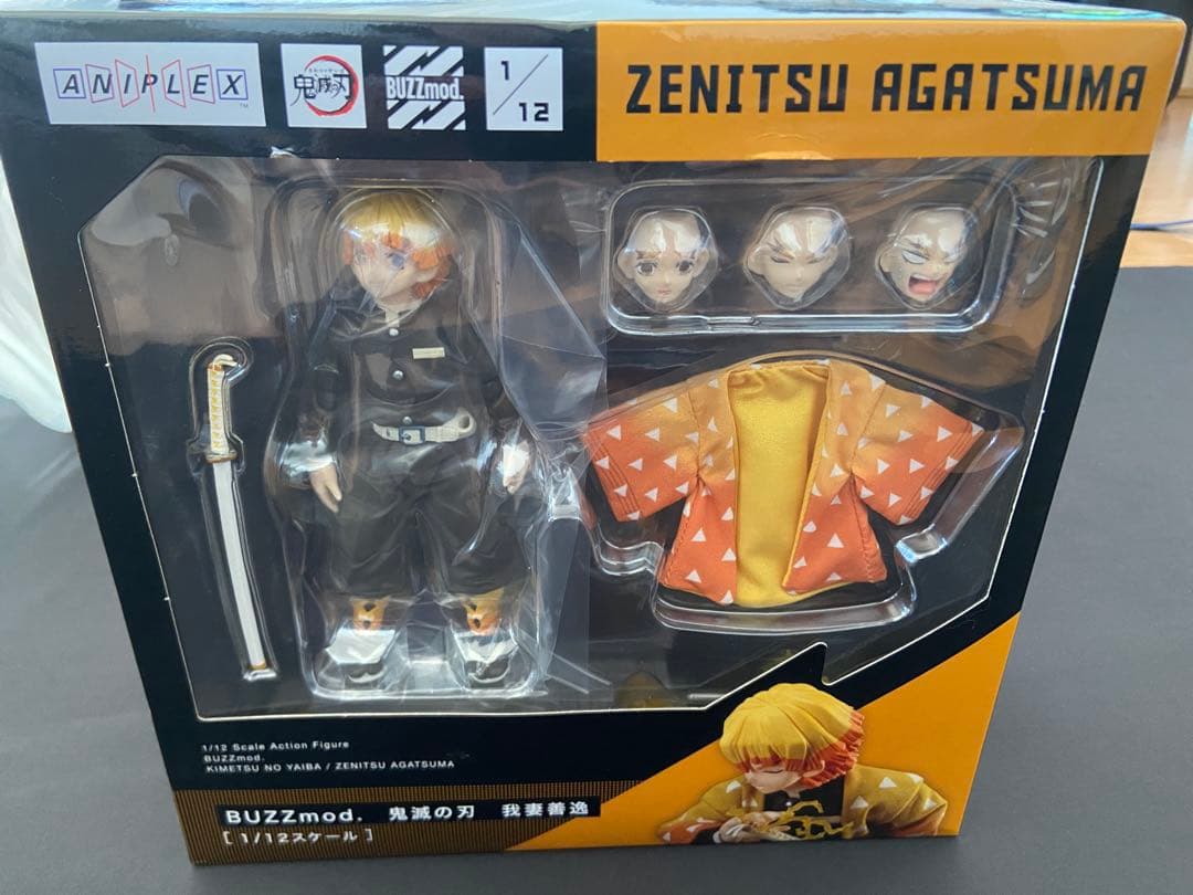 未開封 BUZZmod 鬼滅の刃 我妻善逸 フィギュア 1/12