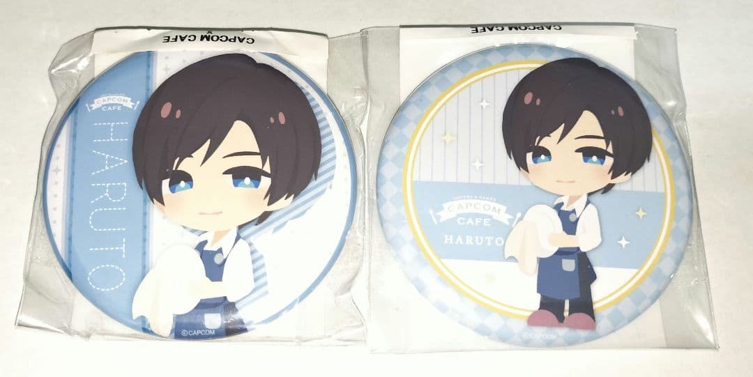 囚われのパルマ ハルト 缶バッジ セット カプコンカフェ 店員