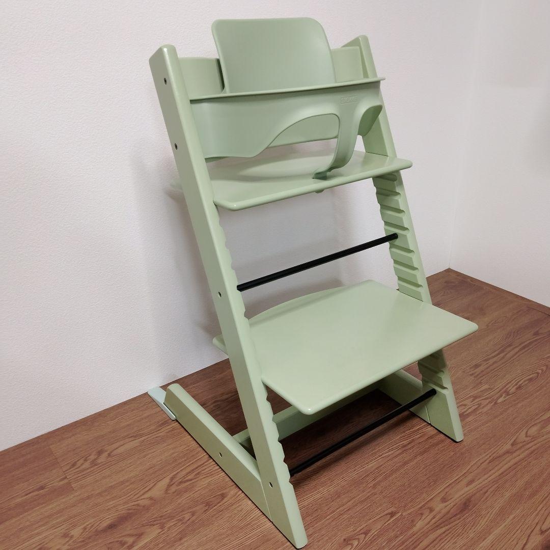 ストッケ トリップトラップ 希少モスグリーン 4シリアル　豪華セット