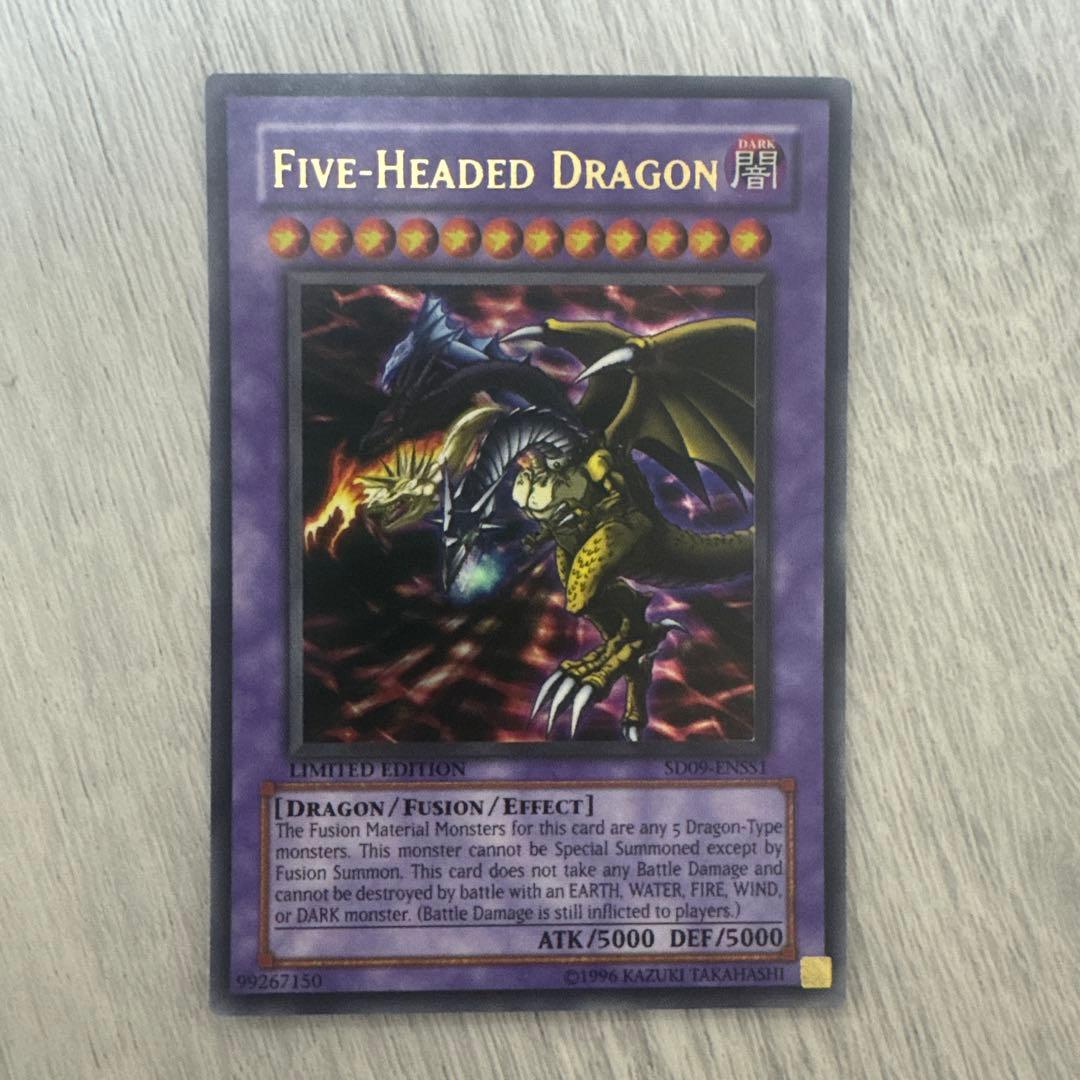 希少】遊戯王 英語版 SD09版 FGD ファイブゴッドドラゴン ウルトラレア