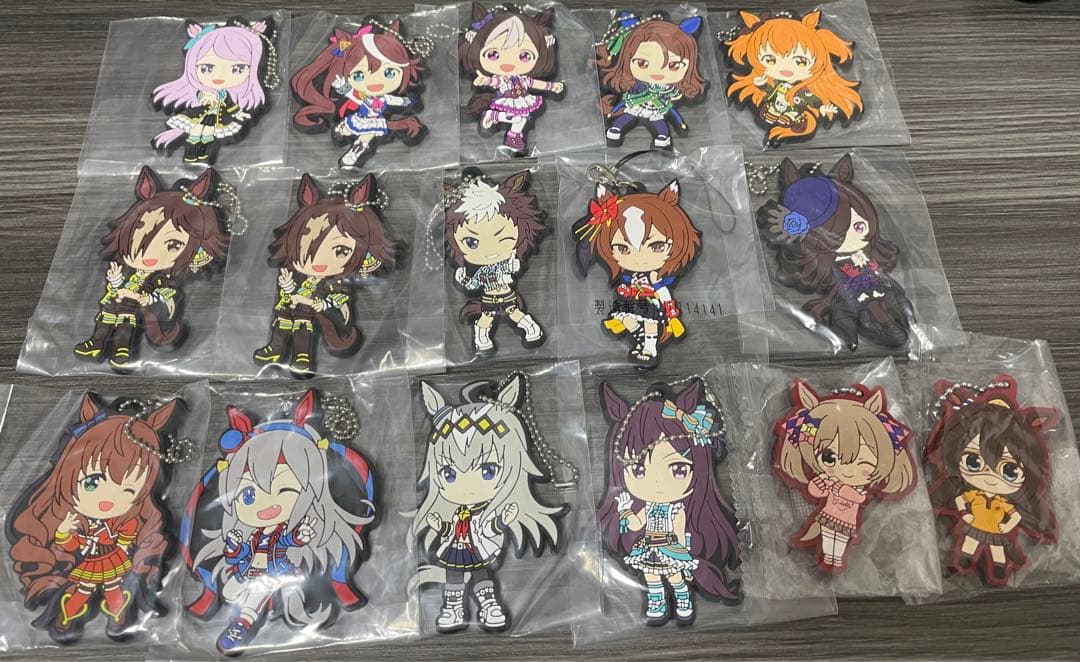 ウマ娘 一番くじ ラバーマスコット/ラバーストラップ 16体セット