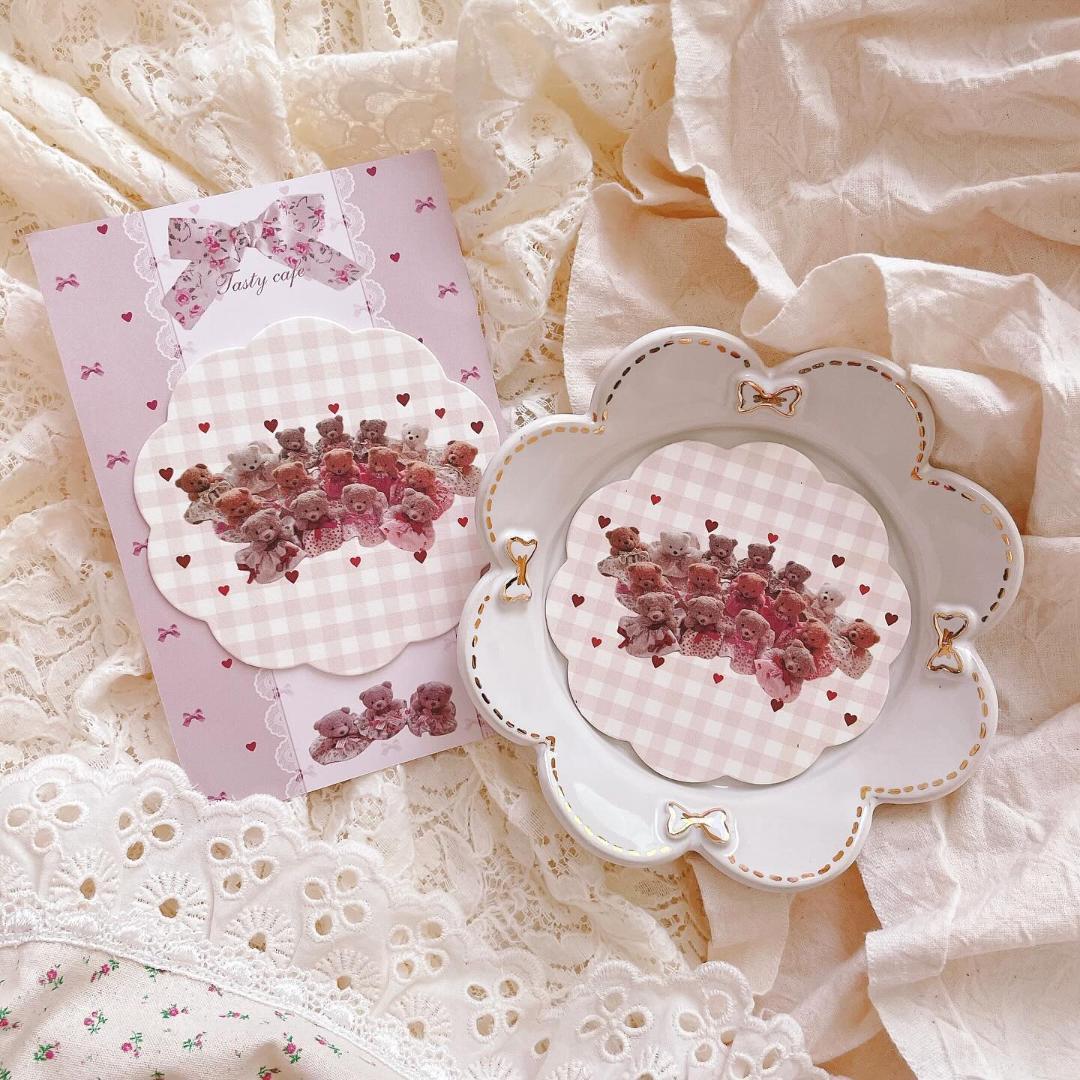 ARomantic x tasty cafe ダイカットメモ ロールシール - メルカリ