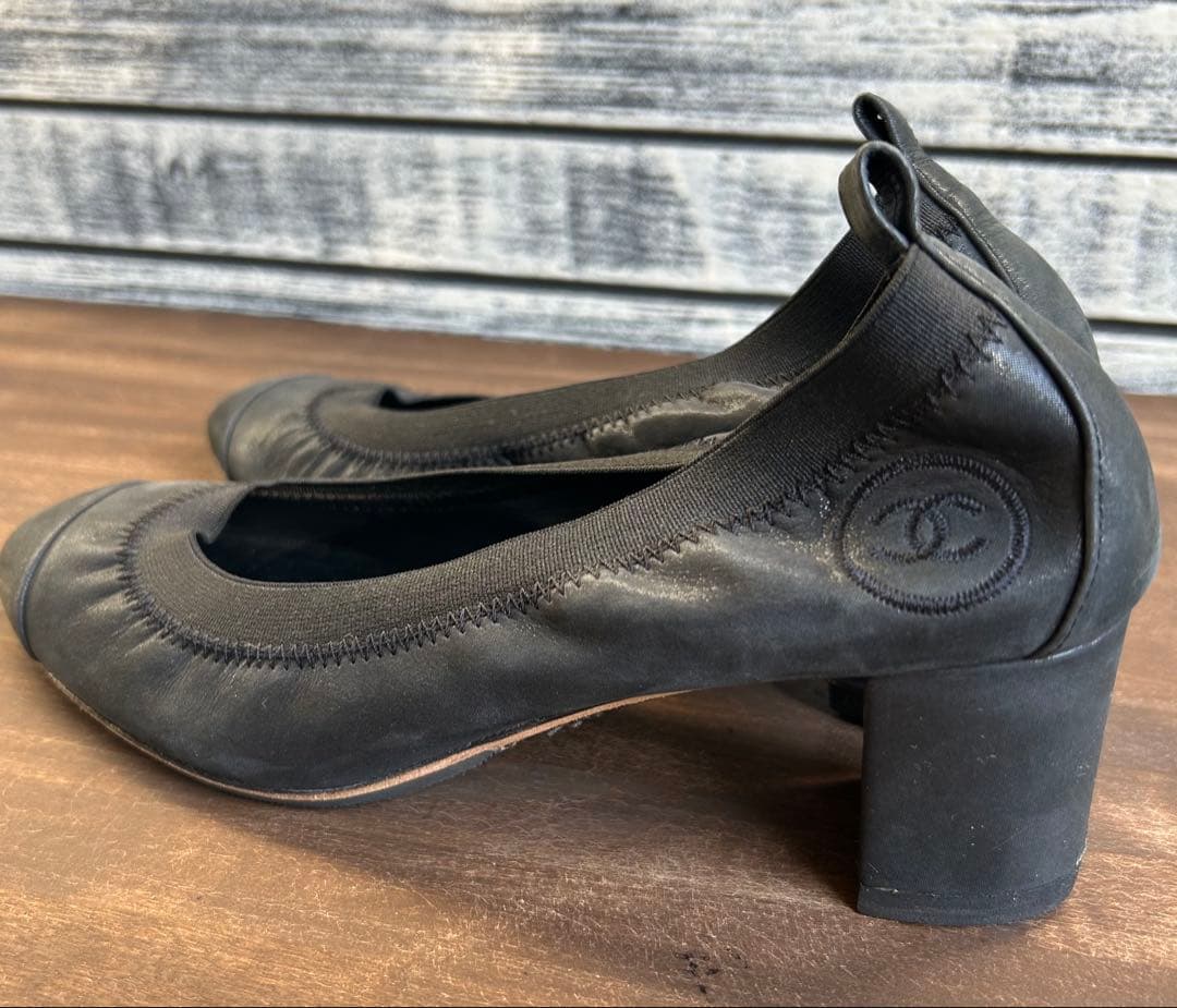 シャネル　CHANEL シャネル パンプス ココマーク ヒール　バレエシューズ