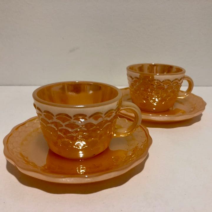 ファイヤーキング アンカーホッキング カップ&ソーサー フィッシュ