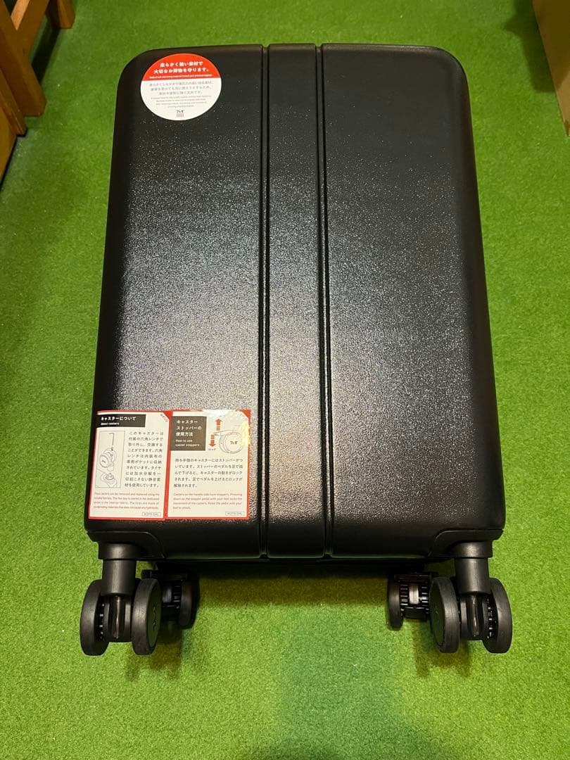 ブラックキャリーケース 4輪 ダブルジッパー LEGEND WALKER デッキ・ジッパープラス 5514-69 スーツケース キャリー