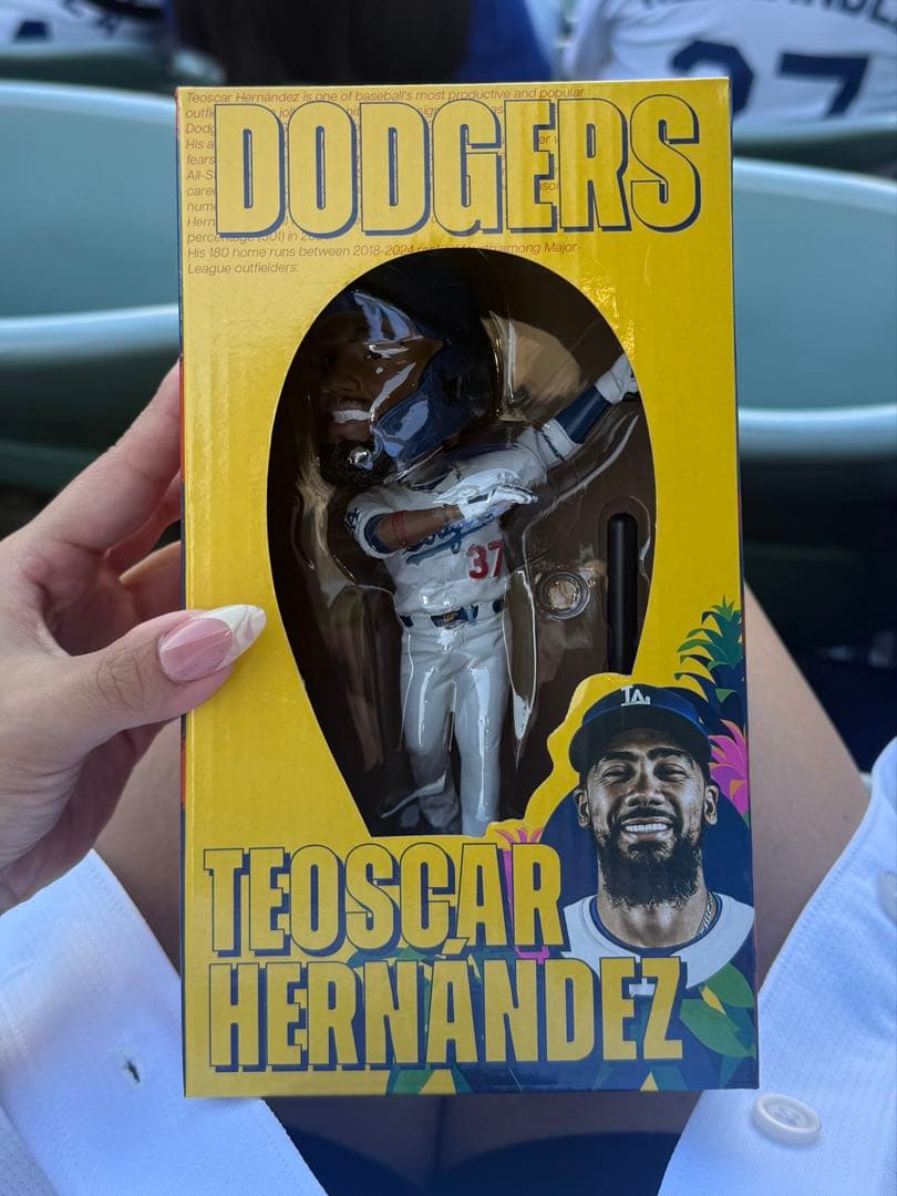 球場先着配布 非売品テオスカー・ヘル ナンデス ボブルヘッド　ドジャース